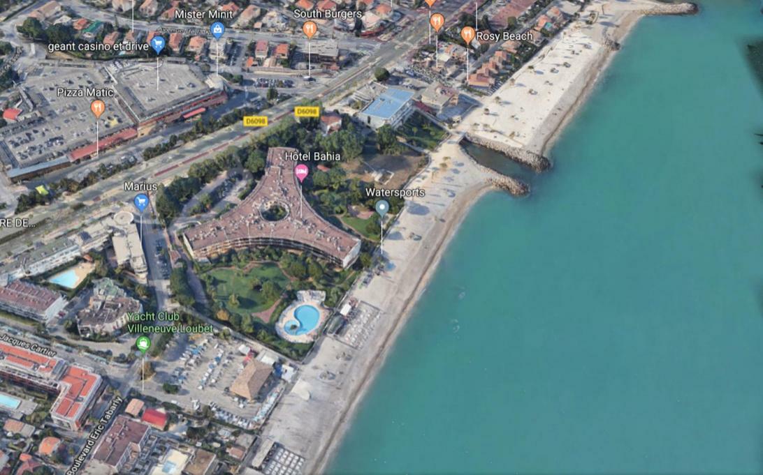 Apartament Acquamarina Villeneuve-Loubet Zewnętrze zdjęcie